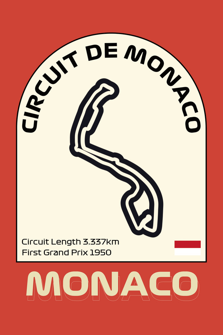 F1 Racing Track HD Print